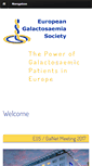 Mobile Screenshot of galactosaemia.eu